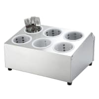 Vollrath 97241 Cutlery Dispenser - 6 Cylinder, 14 7/8x11 1/2x8 1/2" Stainless thumbnail 2