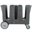 Vollrath ADC-4 40" Mobile Dish Caddy w/ (5) Columns - Plastic, Gray thumbnail 2