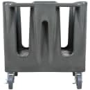 Vollrath ADC-4 40" Mobile Dish Caddy w/ (5) Columns - Plastic, Gray thumbnail 4