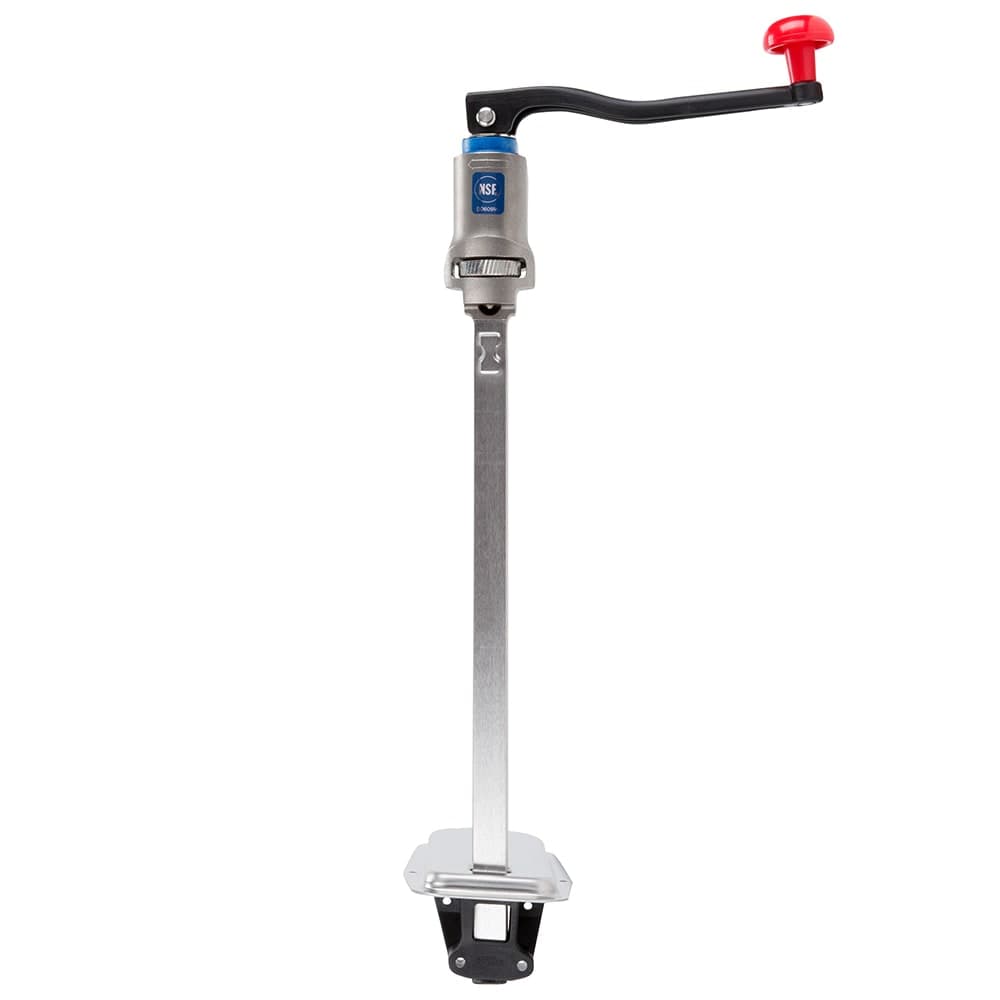 Vollrath BCO-5000 Heavy-Duty Manual Can Opener - 16" Bar Length, Blue Collar, Stainless