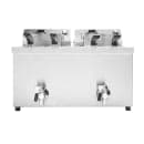 Vollrath CF4-3600DUAL-C Countertop Electric Fryer - (2) 15 lb Vats, 208-240v/1ph thumbnail 2