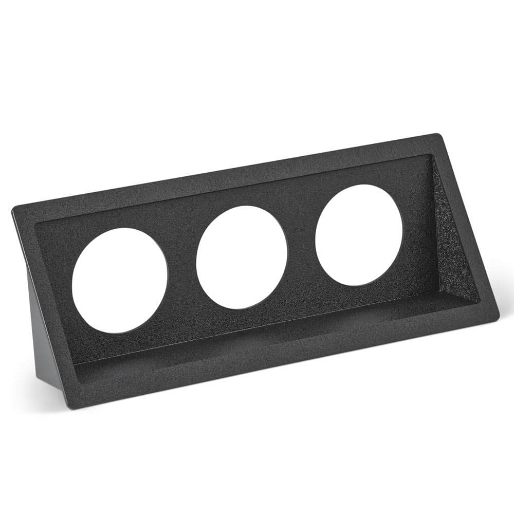 Vollrath FMF-3 6 Cylinder Flatware Holder - 10 1/8" x 16" x 12 5/8", Plastic, Black