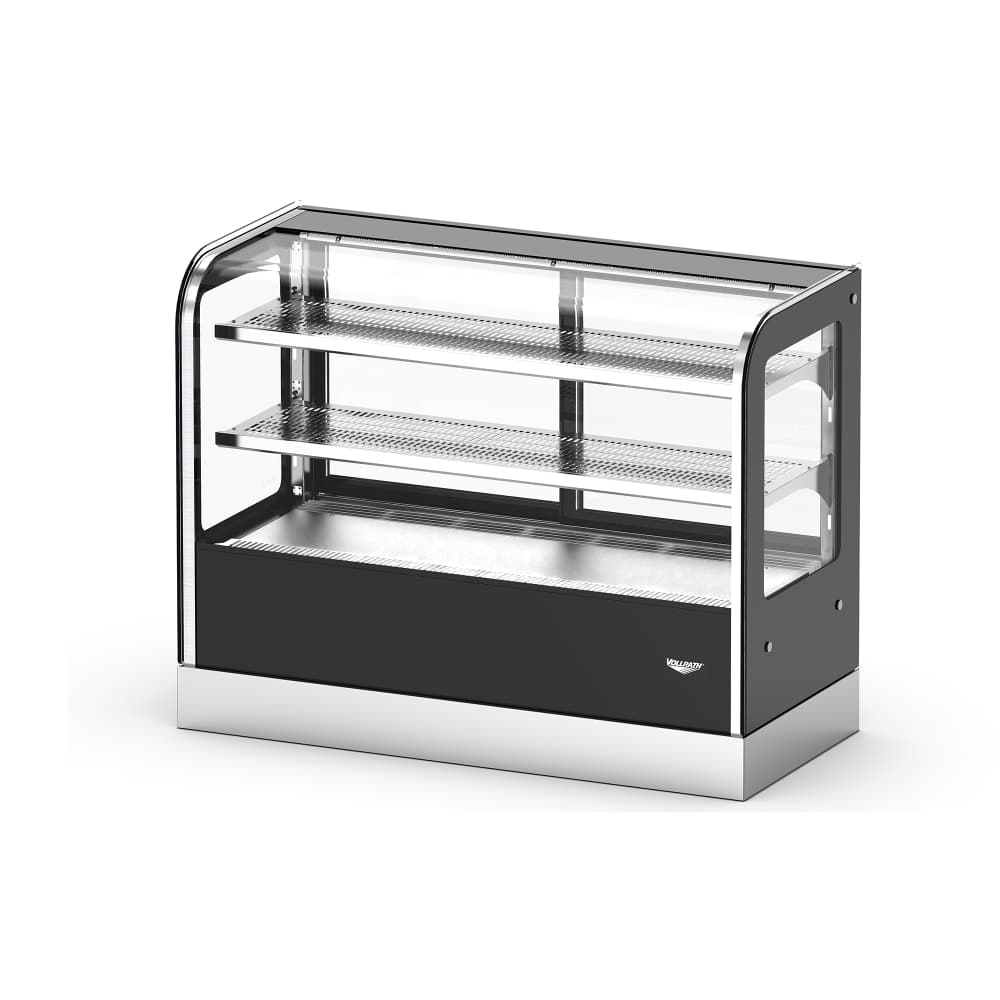 Vollrath HDCCB-36 36" Full Service Countertop Heated Display Case - (3) Shelves, 120v