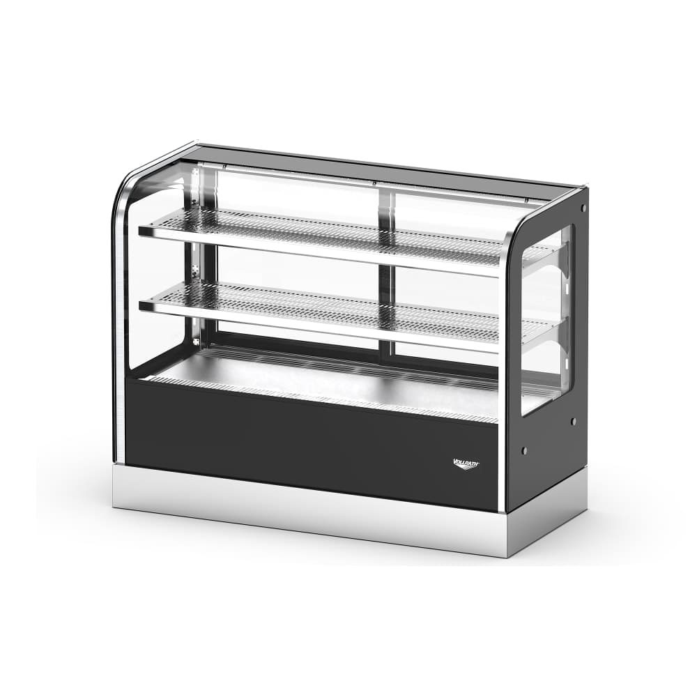 Vollrath HDCCB-48 48" Full Service Countertop Heated Display Case - (3) Shelves, 120v