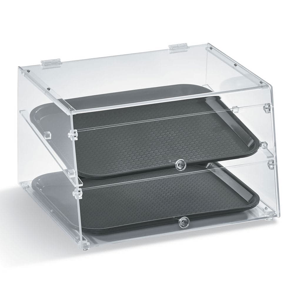 Vollrath KDC1418-2-06 Slant-Front Countertop Pastry Display Case - (2)14x18" Trays