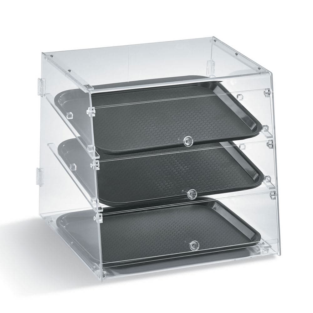 Vollrath KDC1418-3-06 Slant-Front Countertop Pastry Display Case - (3)14x18" Trays