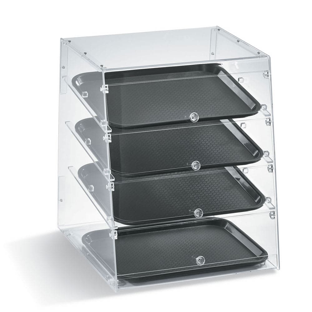 Vollrath KDC1418-4F-06 Slant-Front Countertop Pastry Display Case - (4)14x18" Trays