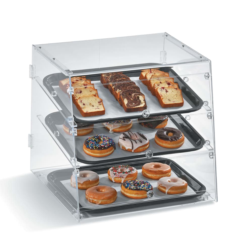 Vollrath KDC1418-4R-06 Slant-Front Countertop Pastry Display Case - (4)14x18" Trays