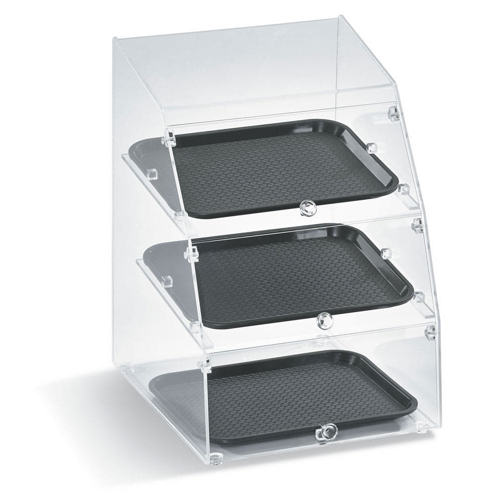 Vollrath MBC1014-3F-06 Curved-Front Pastry Display Case -  (3)10x14" Trays