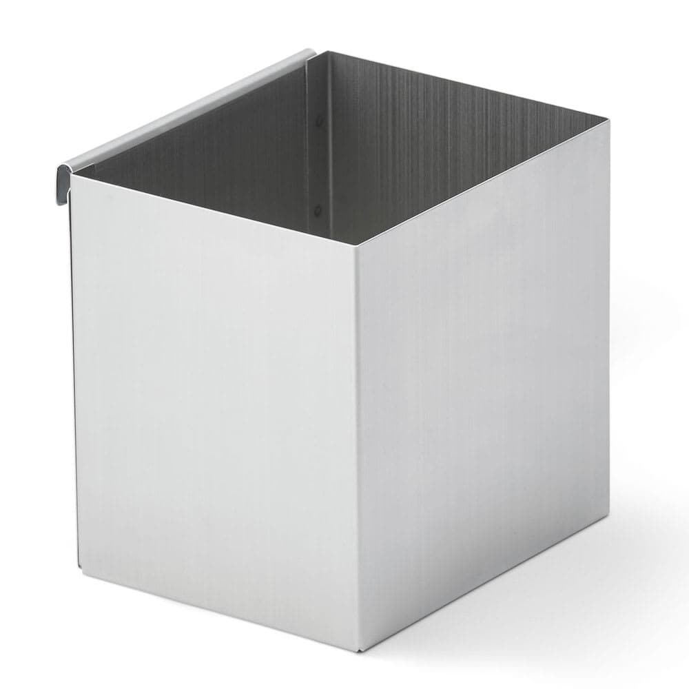 Vollrath SH-1 1 Compartment Straw Holder - 4 1/8 x 5" x 5", Black