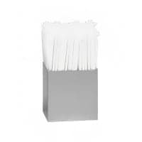 Vollrath SH-1 1 Compartment Straw Holder - 4 1/8 x 5" x 5", Black thumbnail 3