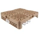 Vollrath TR23 Full-Size Dishwasher Sheet Pan Rack - Holds 3 Pans, Open End, Beige thumbnail 5