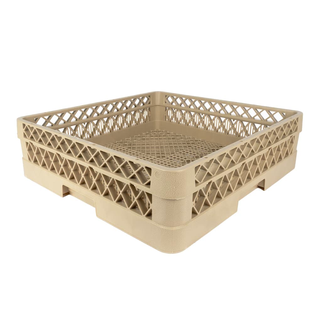 Vollrath TR2A Full Size Dishwasher Flatware Rack - Open, Beige