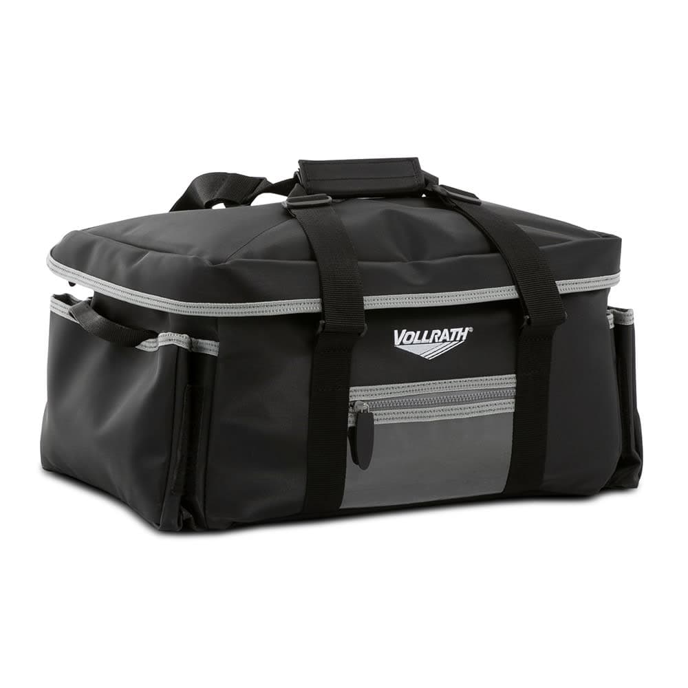 Vollrath VCBM300 Catering Bag w/ Removable Liner - 17" x 13" x 9", Black