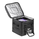 Vollrath VMDB100 Insulated Milk/Meal Delivery Bag w/ Carrying Straps - 15 1/2"W x 15 1/2"D x 14"H, Black thumbnail 5