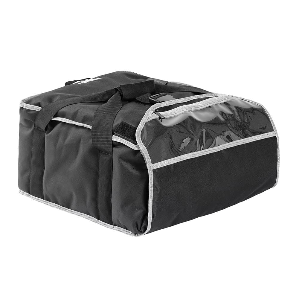 Vollrath VPB118 Pizza Delivery Bag w/ Carrying Straps - 19"W x 19"D x 9"H, Black