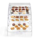 Vollrath XLBC3P-1826-13 3 Tier Dual-Service Pastry Display Case - Acrylic, Clear thumbnail 2