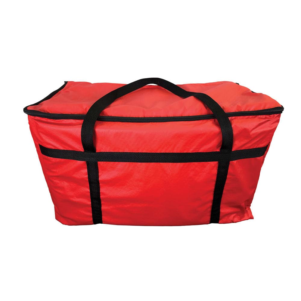 Intedge Insulated Food Carrier, 22" x 12" x 12", Vinyl, Red (IFC-1)