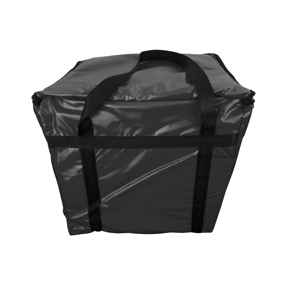 Intedge Insulated Food Carrier - 11" x 13" x 12", Vinyl, Black (IFC-2)