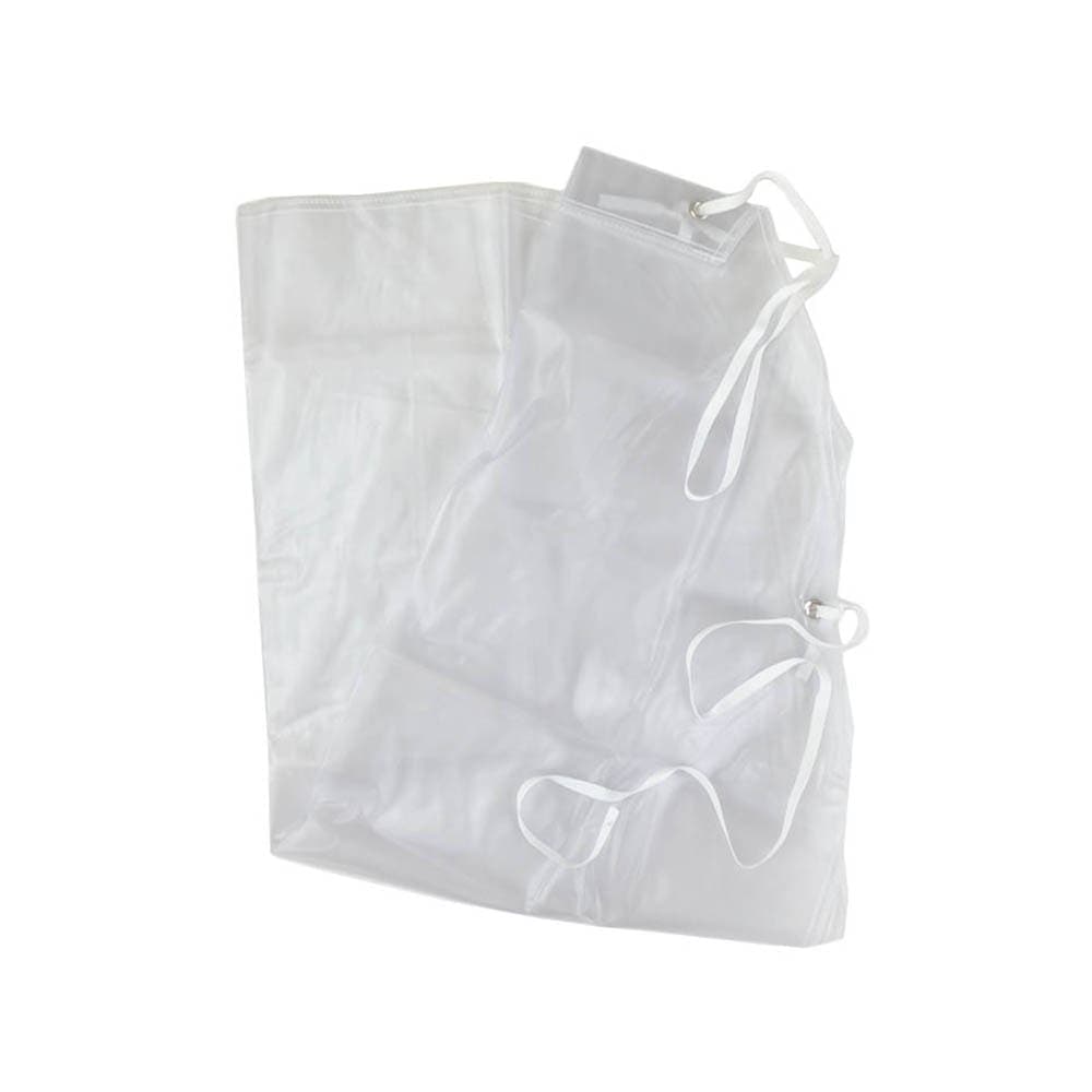 Intedge Plastic Dishwasher Apron, Clear, Nylon Ties (PDWA)