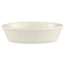 Homer Laughlin 600 5-1/2", Oval, Baking Dish w/ 7 1/4 oz Capacity, Rolled Edge, Ivory thumbnail 2