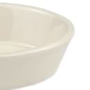 Homer Laughlin 600 5-1/2", Oval, Baking Dish w/ 7 1/4 oz Capacity, Rolled Edge, Ivory thumbnail 4
