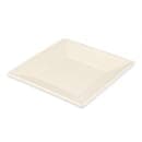 Homer Laughlin HL08500 7 3/8" Square Times Square Plate - China, Ivory thumbnail 3