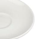 Homer Laughlin HL20156800 6 1/2" Round Alexa Saucer - China, Ameriwhite thumbnail 4