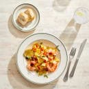 Homer Laughlin HL2031 7 1/8" Round Plate - China, Ivory w/ Green Band thumbnail 6