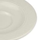 Homer Laughlin HL3557000 5 5/8" Round Gothic Blanc Saucer - China, Ivory thumbnail 4