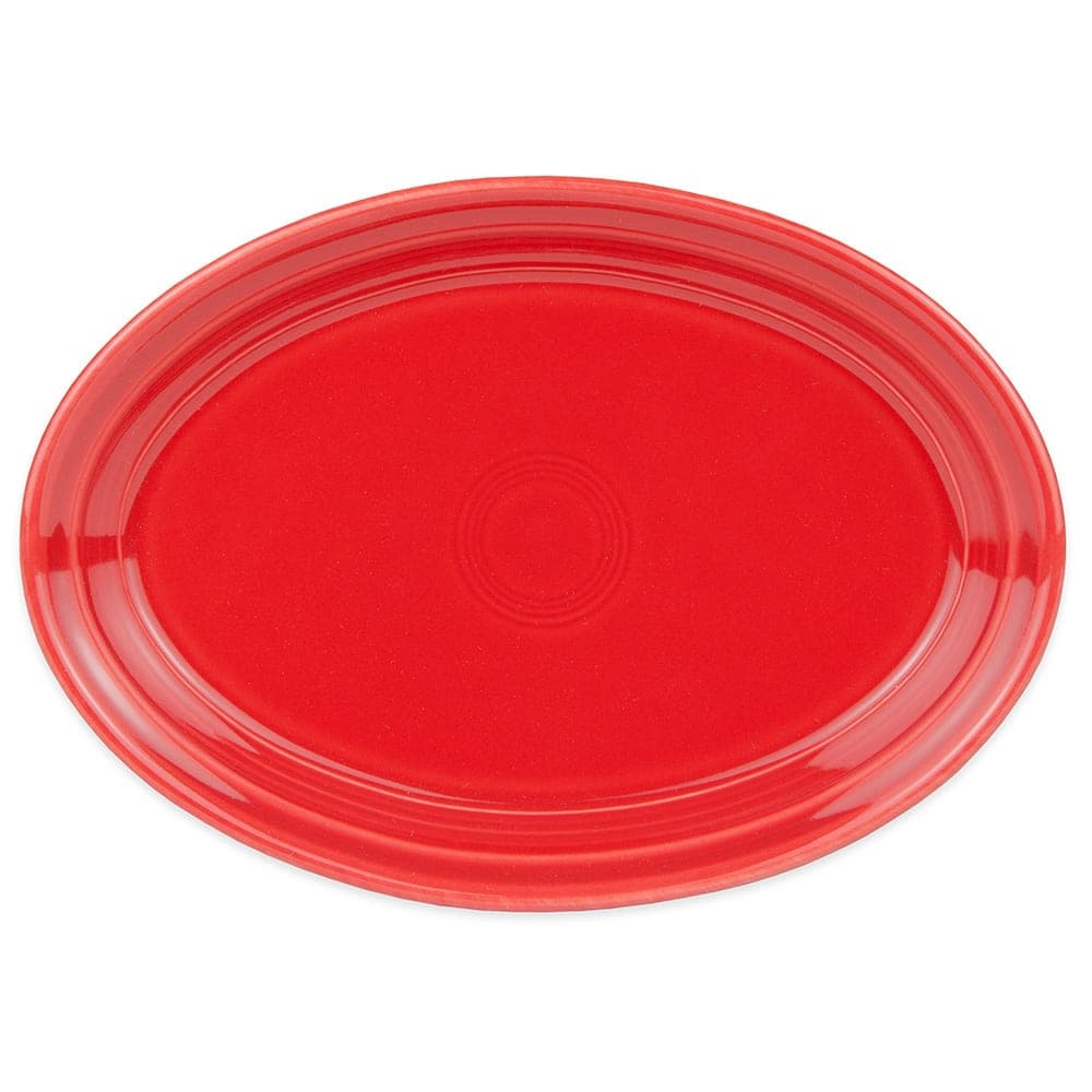 Fiesta 9 5/8" x 6 3/4" Oval Fiesta Platter - China, Scarlet (HL456326)