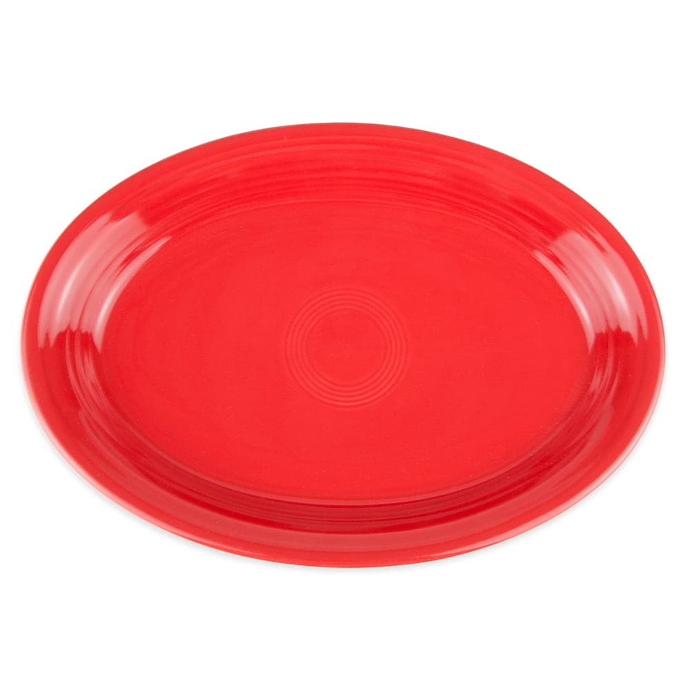 Fiesta 13 5/8" x 9 1/2" Oval Fiesta Platter - China, Scarlet (HL458326)