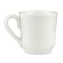 Homer Laughlin HL6546000 8 oz Pristine Tea Cup - China, Ameriwhite thumbnail 2