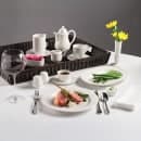 Homer Laughlin HL6556000 5 3/4" Round Pristine Saucer - China, Ameriwhite thumbnail 6