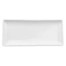 Homer Laughlin HL6896000 Rectangular Pristine Appetizer Plate - 11 5/8" x 4 7/8", China, Ameriwhite thumbnail 3