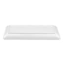 Homer Laughlin HL6896000 Rectangular Pristine Appetizer Plate - 11 5/8" x 4 7/8", China, Ameriwhite thumbnail 5
