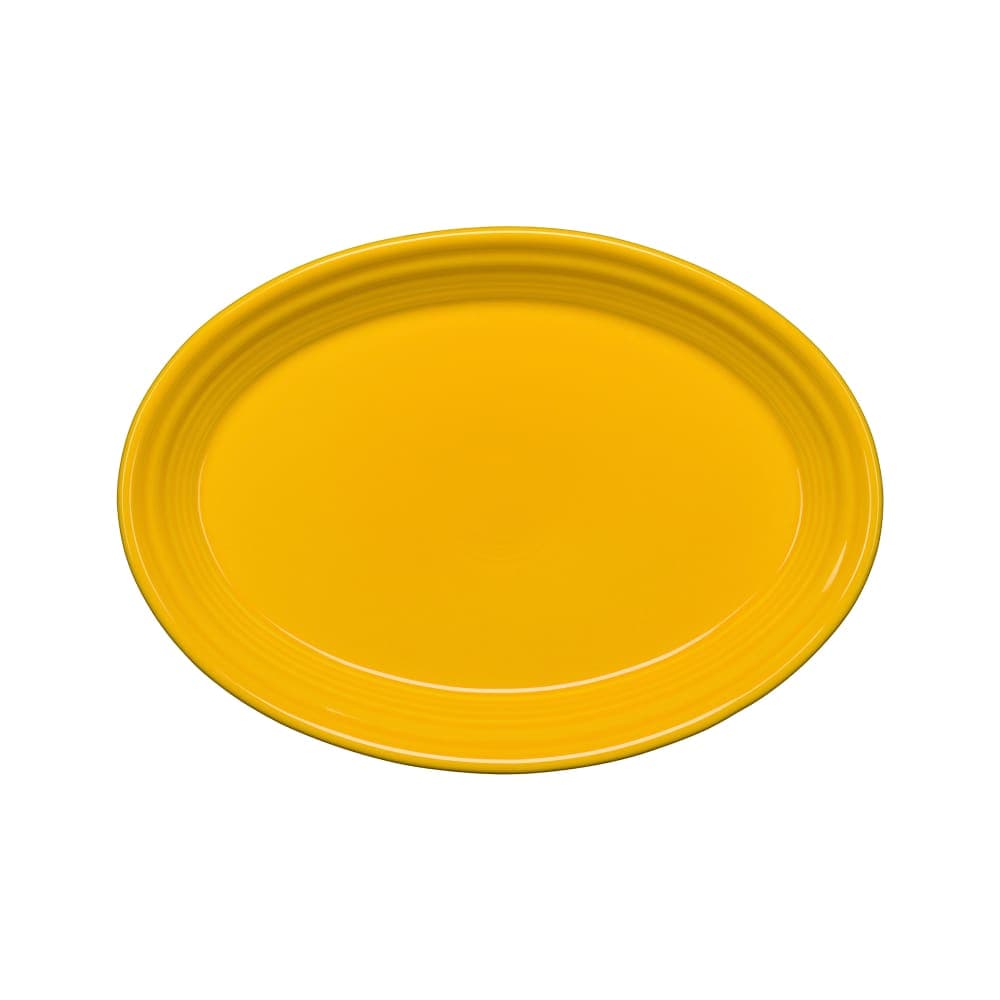 Fiesta 11 5/8" x 8 7/8" Oval Fiesta® Platter - China, Daffodil (HL457342)