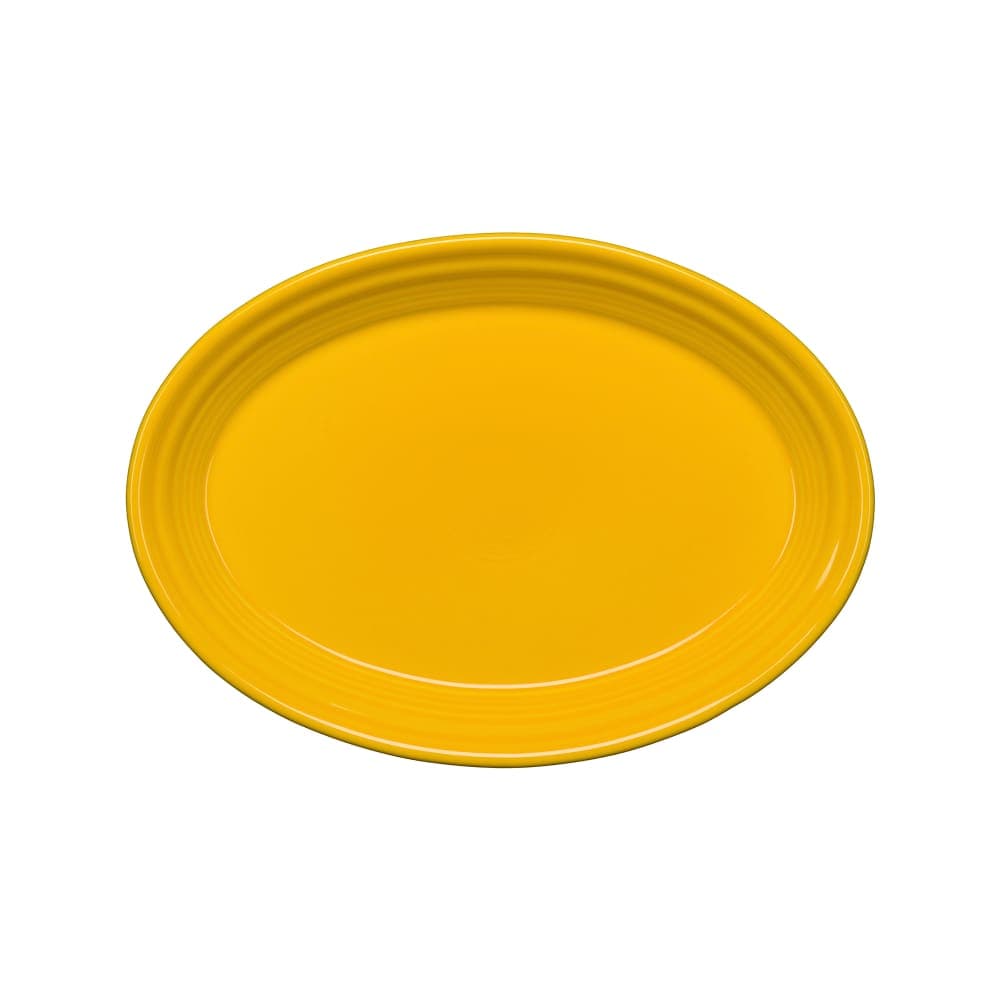 Fiesta 13 5/8" x 9 1/2" Oval Fiesta® Platter - China, Daffodil (HL458342)