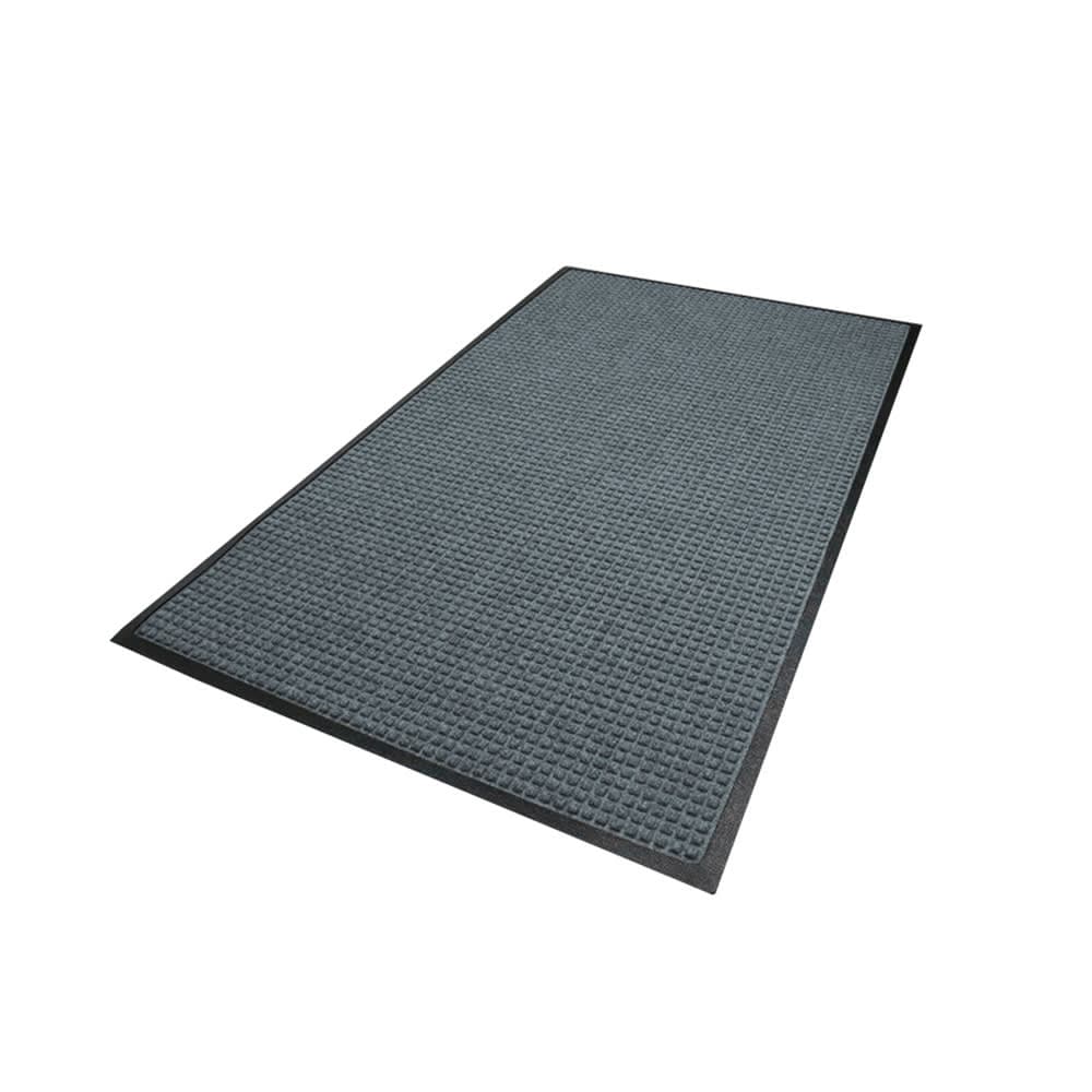 M+A Matting Waterhog Squares Classic Entrance Mat w/ Smooth Backing, 2' x 3', Charcoal (2005423170)