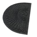 M+A Matting Waterhog Max Grand Entrance Mat w/ Smooth Backing, Half Oval, 6' x 3 3/10', Black Smoke (224670633170) thumbnail 3