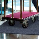 M+A Matting Waterhog Max Diamond Entrance Mat w/ Smooth Backing, 3' x 8 2/5', Black Smoke (22957038170) thumbnail 3