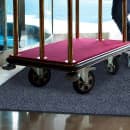 M+A Matting Waterhog Max Diamond Entrance Mat w/ Smooth Backing, 4' x 20', Black Smoke (229570420170) thumbnail 3