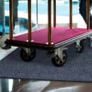 M+A Matting Waterhog Max Diamond Entrance Mat w/ Smooth Backing, 4' x 6', Black Smoke (22957046170) thumbnail 3