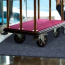 M+A Matting Waterhog Max Diamond Entrance Mat w/ Smooth Backing, 4' x 8 2/5', Black Smoke (22957048170) thumbnail 3