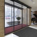 M+A Matting Waterhog Squares Fashion Entrance Mat w/ Smooth Backing, 2' x 3', Charcoal (2805423170) thumbnail 3