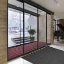 M+A Matting Waterhog Squares Fashion Entrance Mat w/ Smooth Backing, 3' x 16', Charcoal (28054316170) thumbnail 3