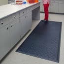 M+A Matting Cushion Station Slip Resistant Floor Mat, 4' x 8 3/10', Black (370048900) thumbnail 3