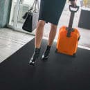 M+A Matting Slip Resistant Plush Mat w/ Adhesive Backing - 3' x 30' Roll, Polyester, Black (44571330900) thumbnail 3