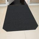 M+A Matting Slip Resistant Plush Mat w/ Adhesive Backing - 3' x 30' Roll, Polyester, Black (44571330900) thumbnail 4