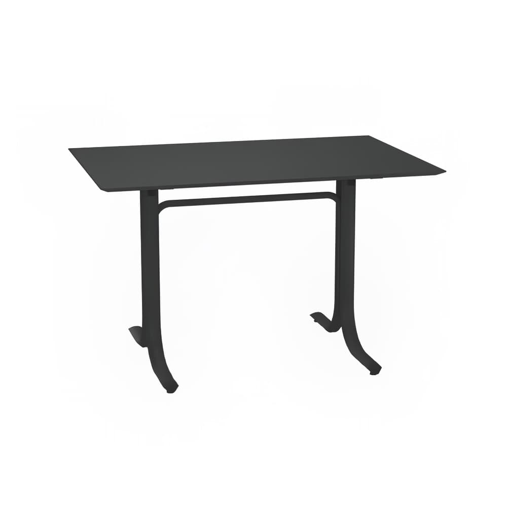 emu 48" Square Outdoor Table w/ Tilt Top - Steel, Bronze (1133)